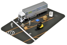 TOMYTEC 972959 - 1:150 - Logistik Set E DU Trucks Quon